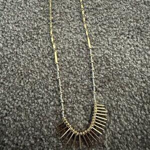 Elegant Gold and Silver Necklace